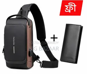 Men's Premium Chest and Crossbody Bag (with Free Wallet!)