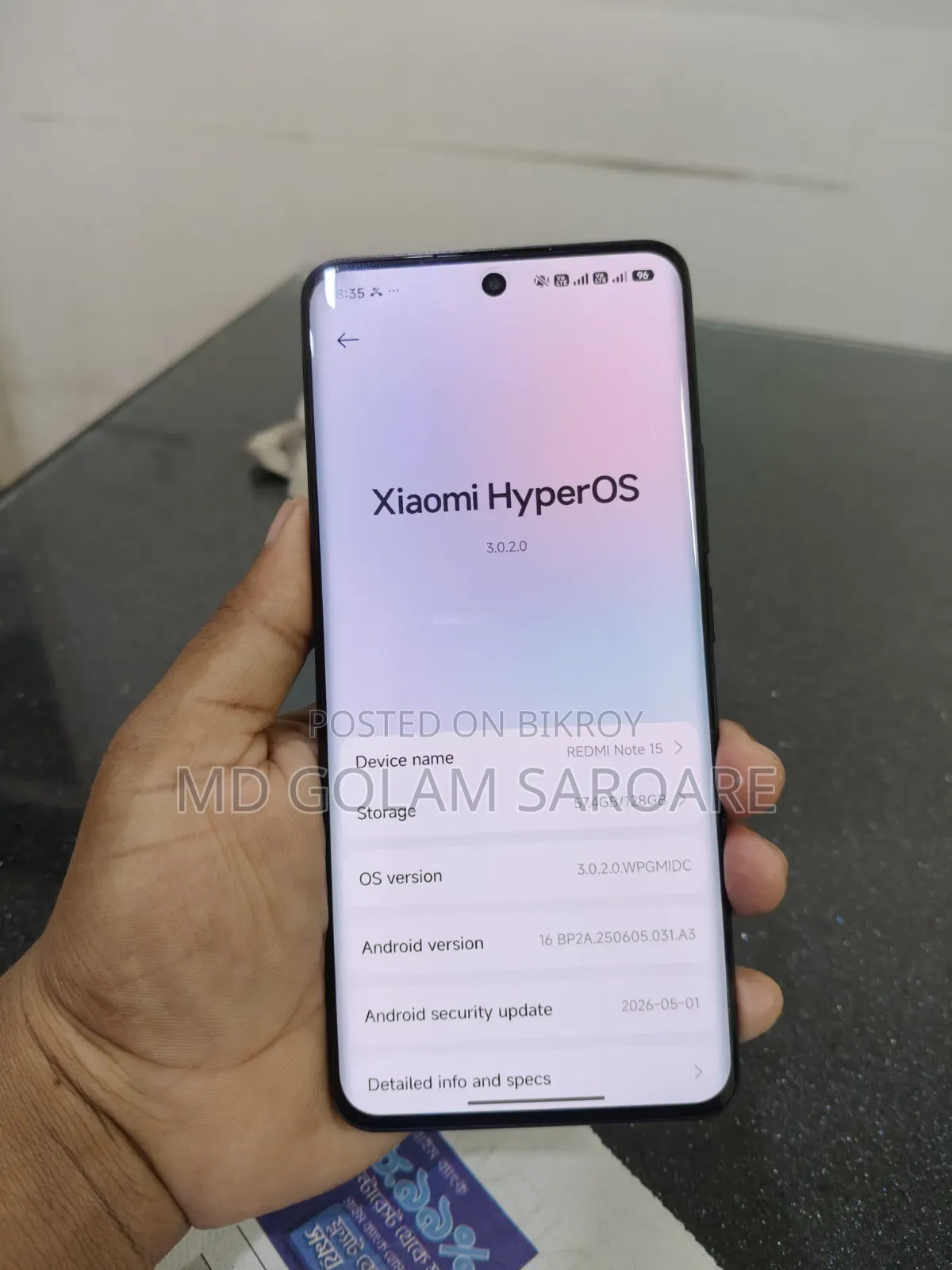 Xiaomi Redmi Note 15 128 GB Black