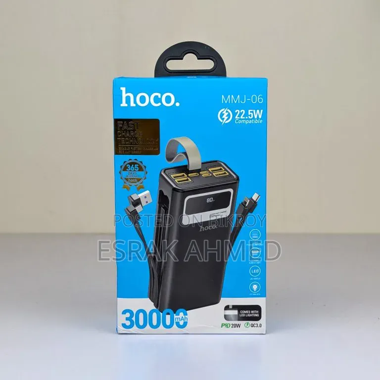 Hoco MMJ-06 22.5W Fully Compatible 30000mah Power Bank