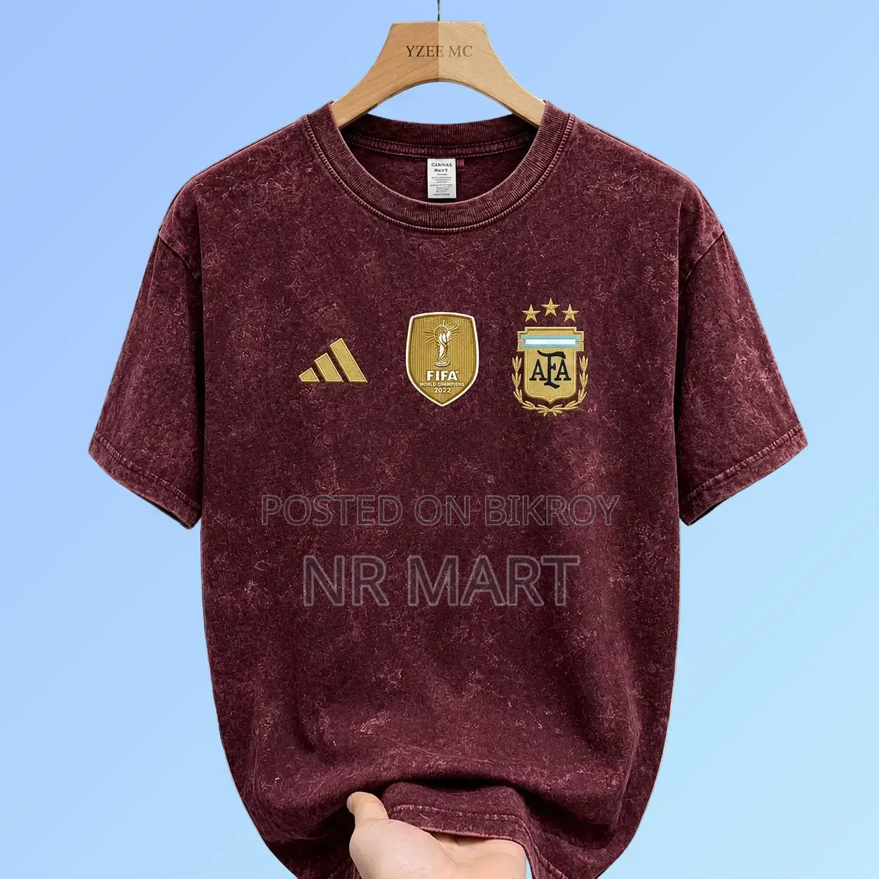 Trendy Acid Wash Drop Shoulder T-Shirt