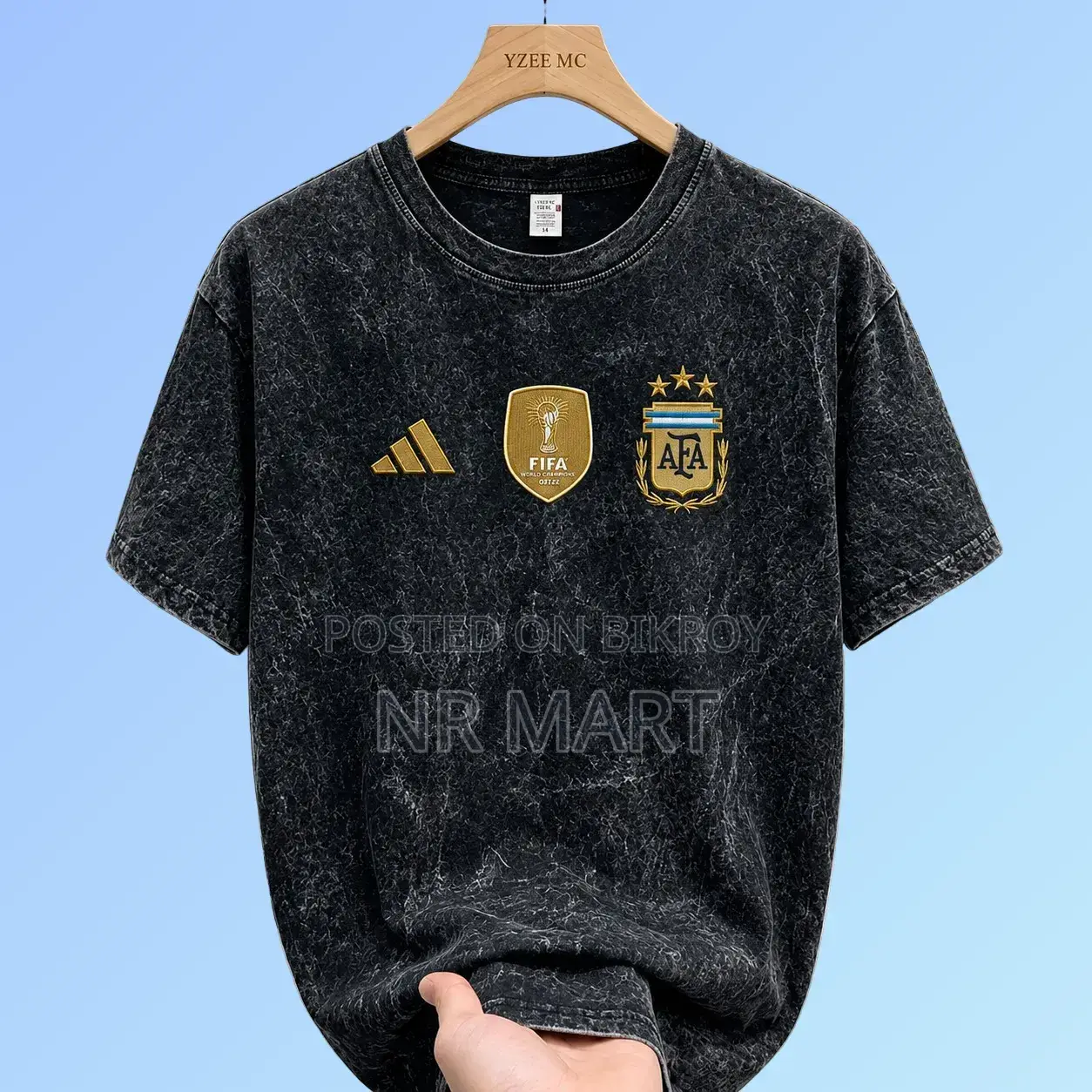 Trendy Acid Wash Drop Shoulder T-Shirt