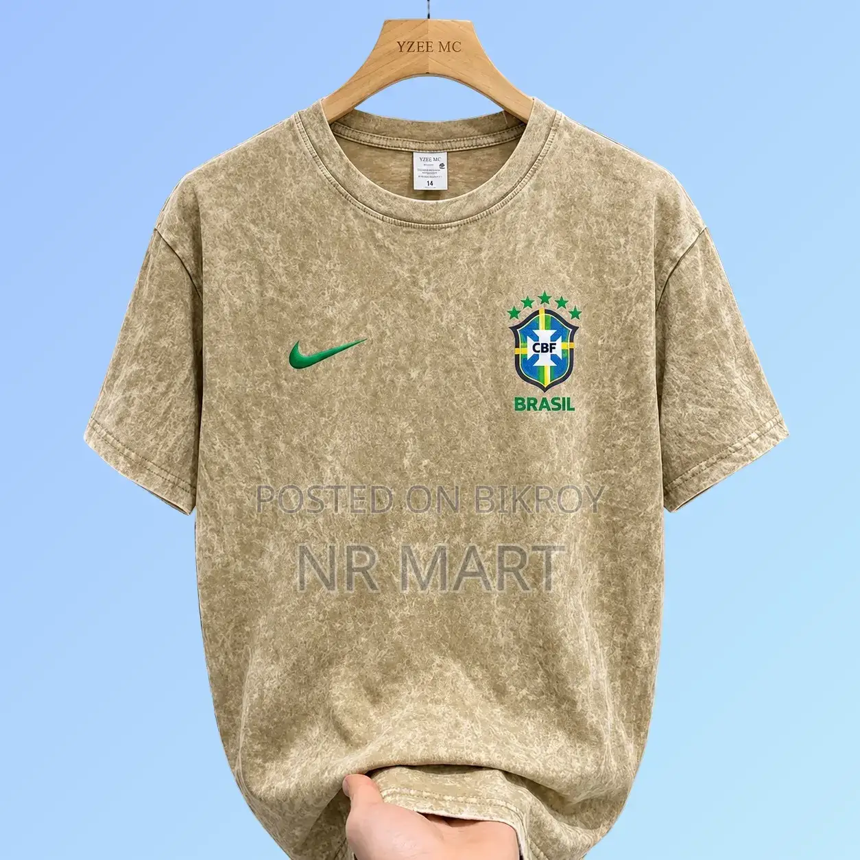 Trendy Acid Wash Drop Shoulder T-Shirt