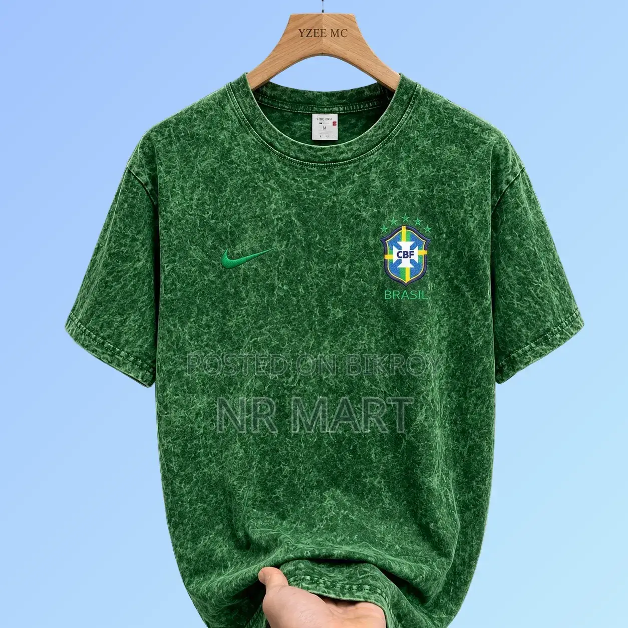 Trendy Acid Wash Drop Shoulder T-Shirt