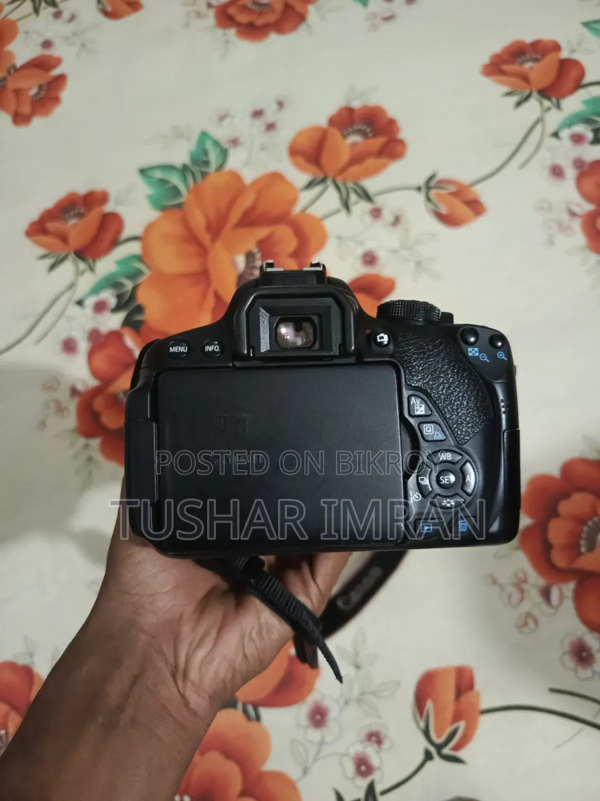 Canon 700d Camera With 75-300mm Lens Full Accessories