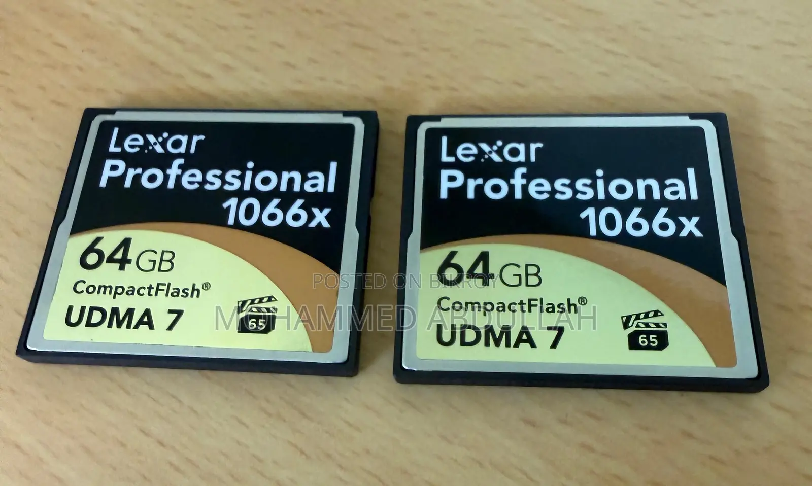 2 X Lexar Professional 1066x 64GB CF UDMA7 (USA)
