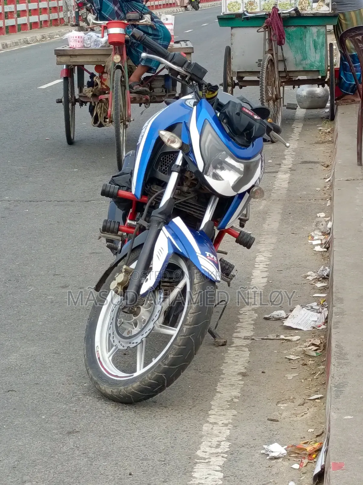 টিভিএস অ্যাপাচি আরটিআর ১৬০ ৪ভি ২০২০ ব্লু