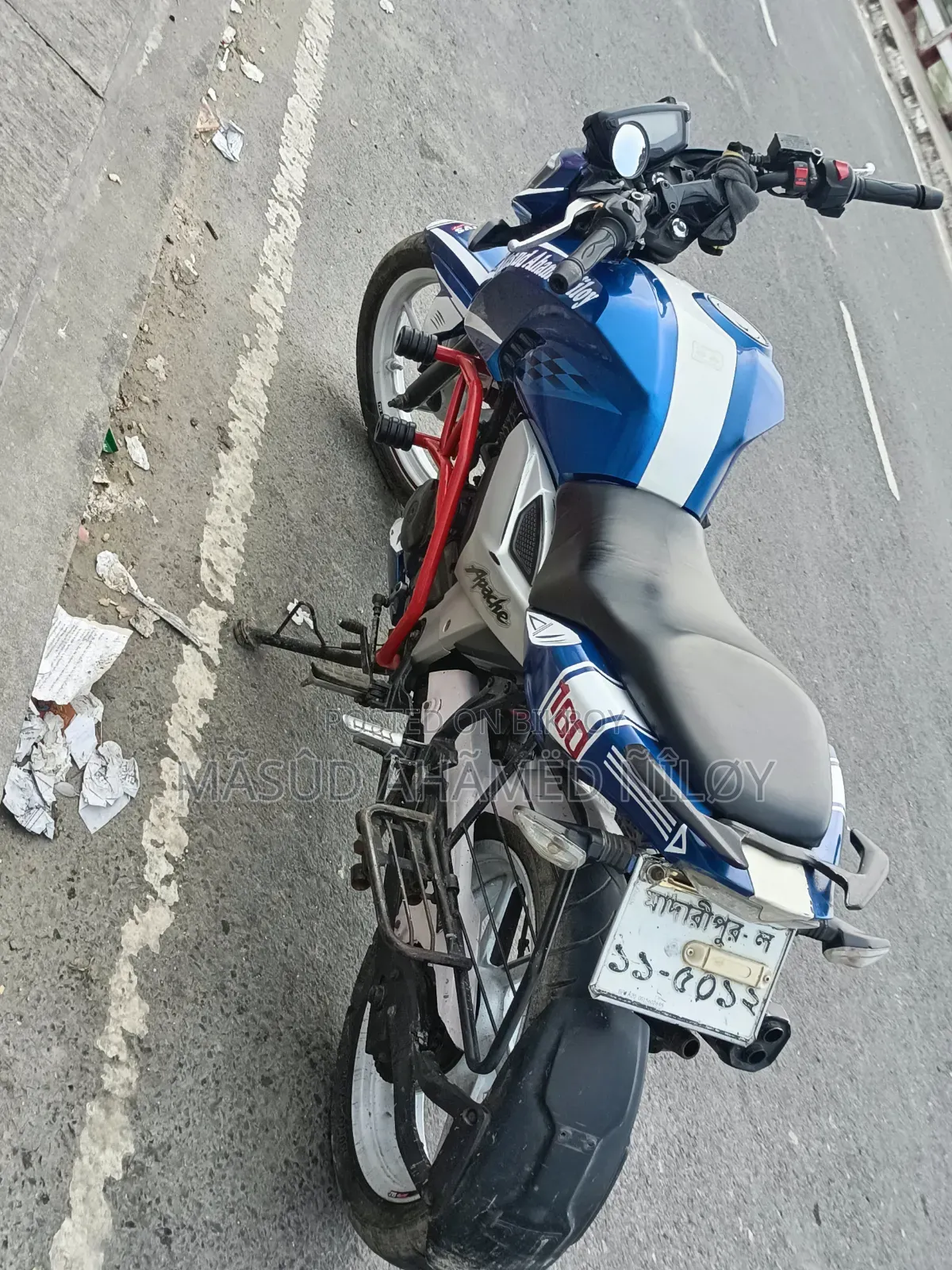 টিভিএস অ্যাপাচি আরটিআর ১৬০ ৪ভি ২০২০ ব্লু