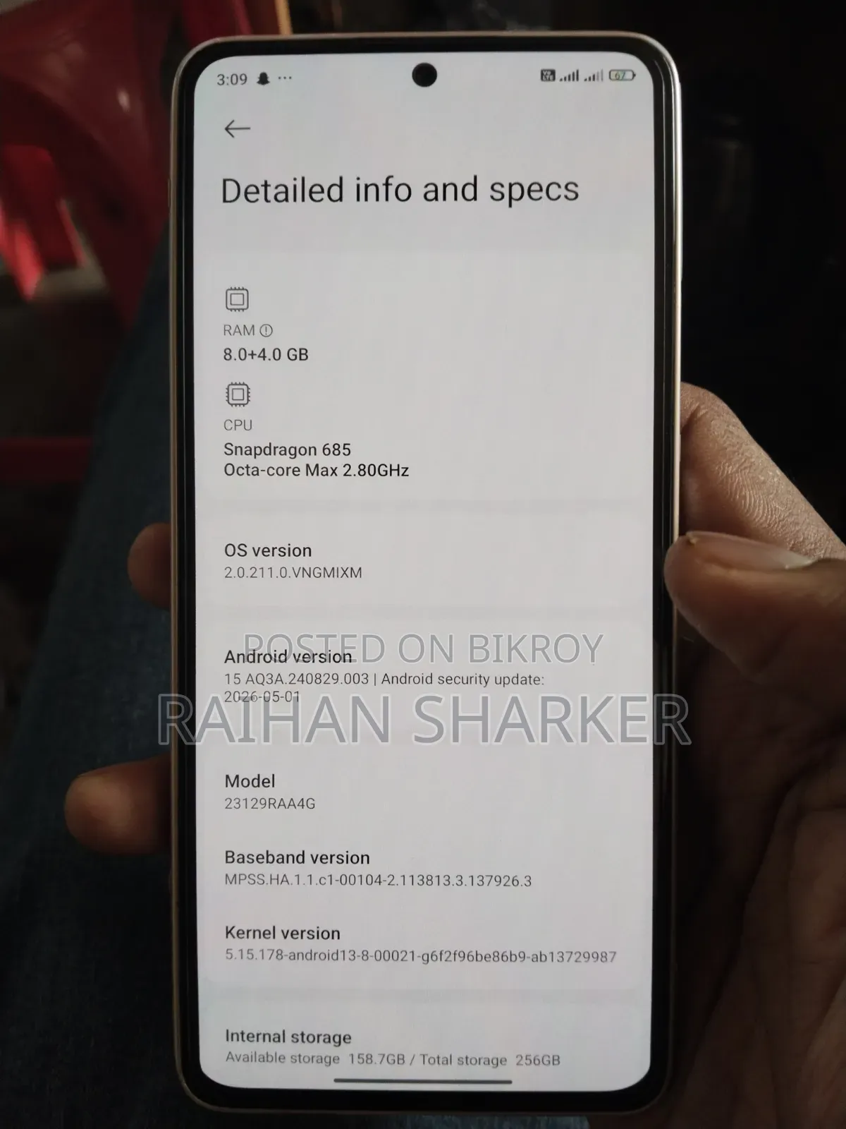 Xiaomi Redmi Note 13 256 GB Pink