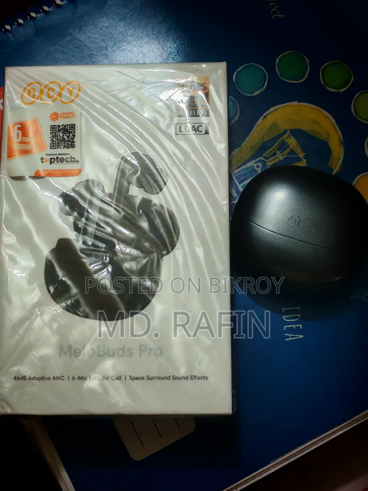 Qcy Melobuds Pro(Original)। Ldac।46db Anc।Full Box|Excellent Condition