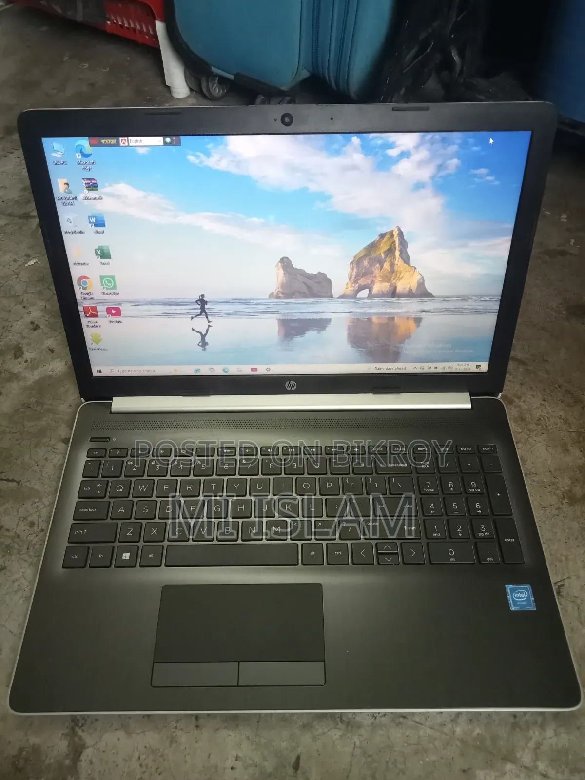 Laptop HP 15 4GB Intel SSD 500GB