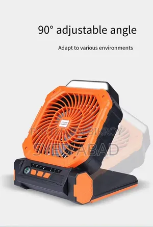 Solar Outdoor Fan X16 With Power Bank Led Light (Brand New)