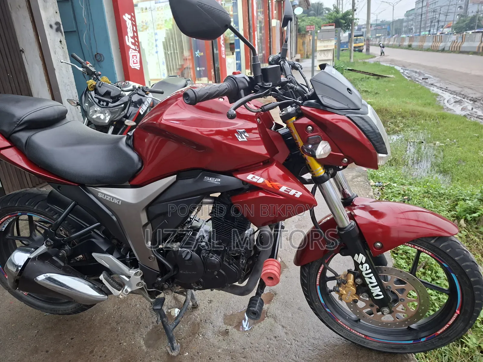 Suzuki Gixxer Monotone 2023 Red
