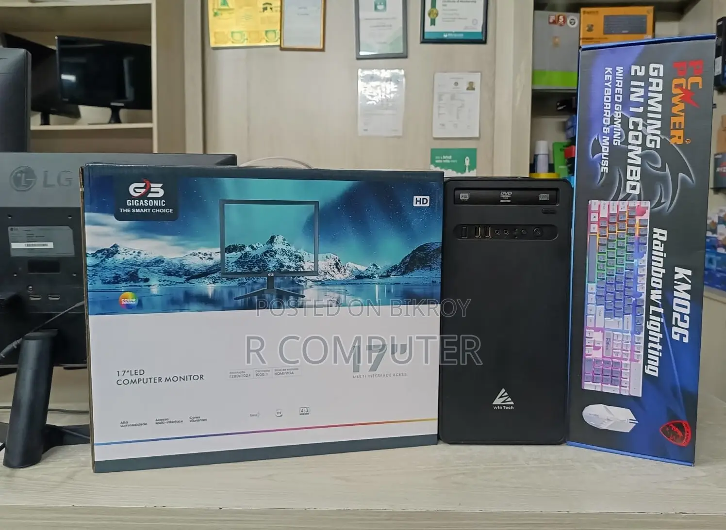 Desktop Computer 4GB Intel Core i3 SSD 128GB