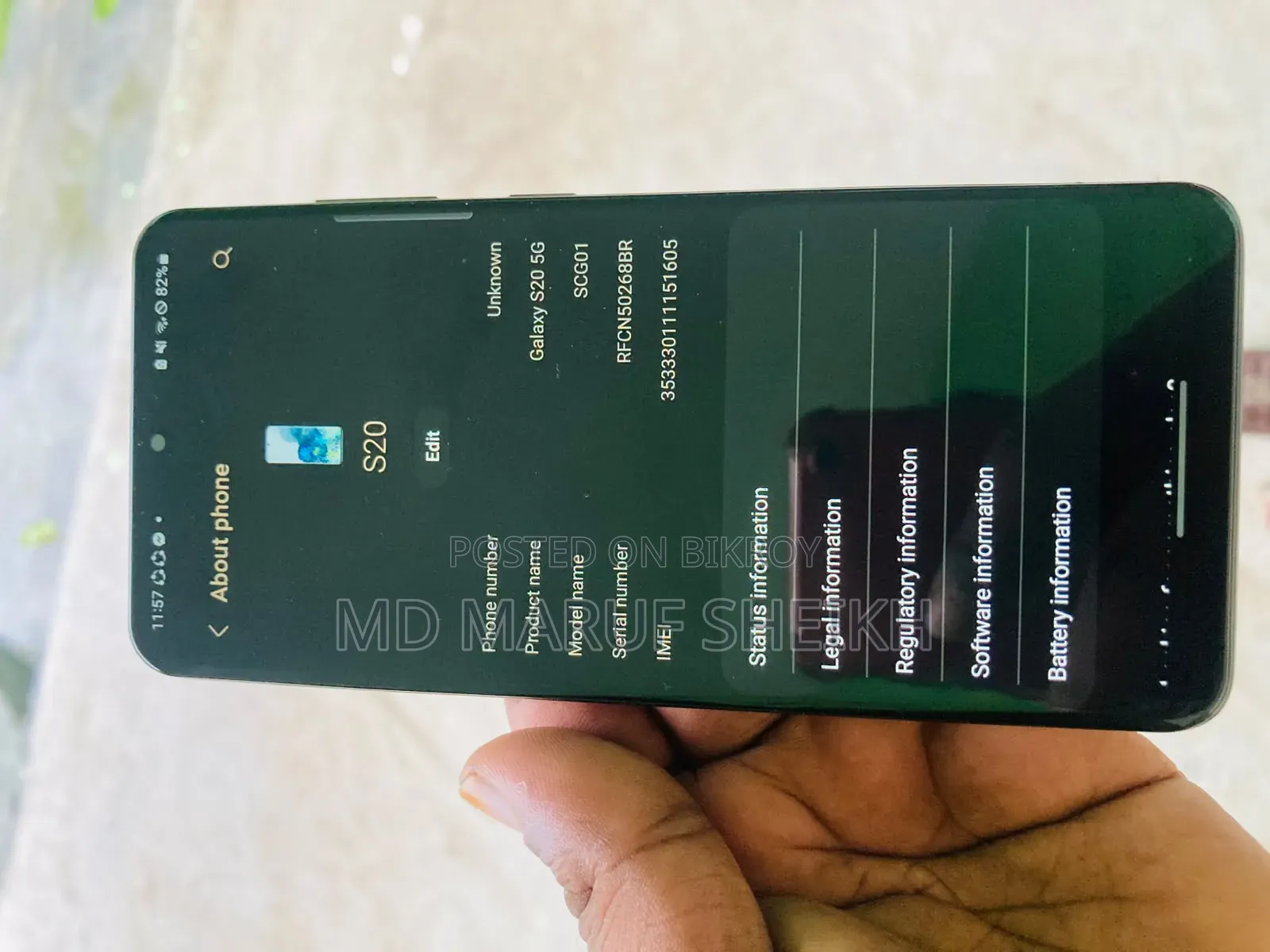 Samsung Galaxy S20 Ultra 5G 256 GB Black