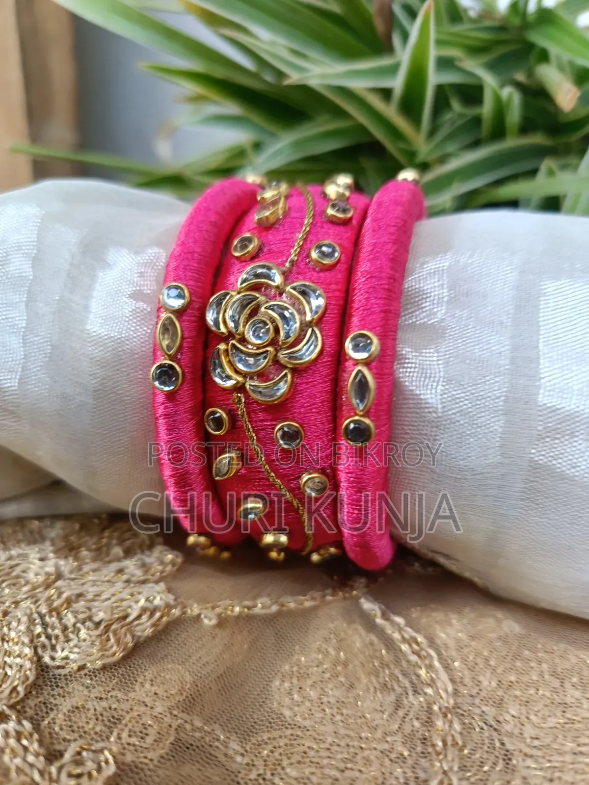 Blush Blossom|Handmade Bangles|Bangles|Churi Kunja