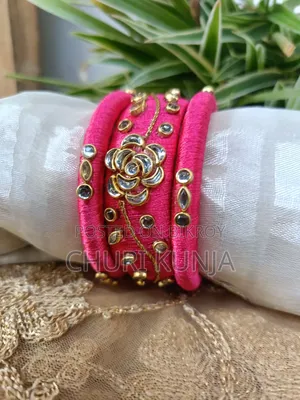 Blush Blossom|Handmade Bangles|Bangles|Churi Kunja