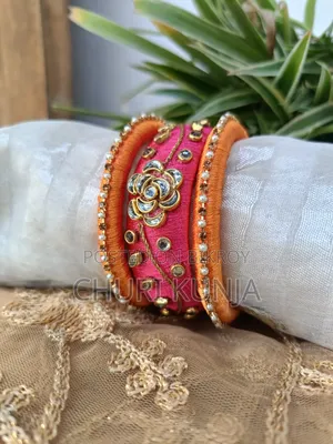 Blush Blossom|Handmade Bangles|Bangles|Churi Kunja