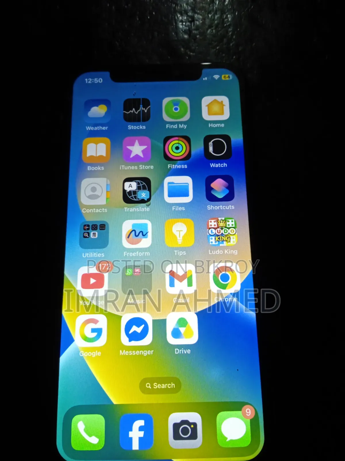 Apple iPhone X 64 GB Black