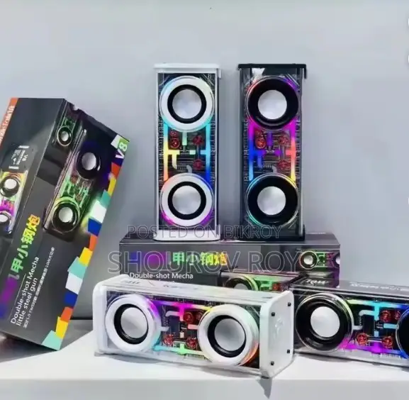 V8 Rgb Transparent Bluetooth Speaker