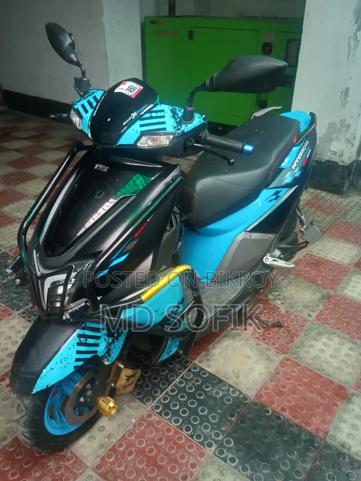 TVS Ntorq 125 2023 Blue