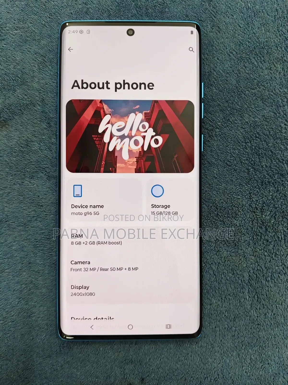 Motorola G96 5G 128 GB Green