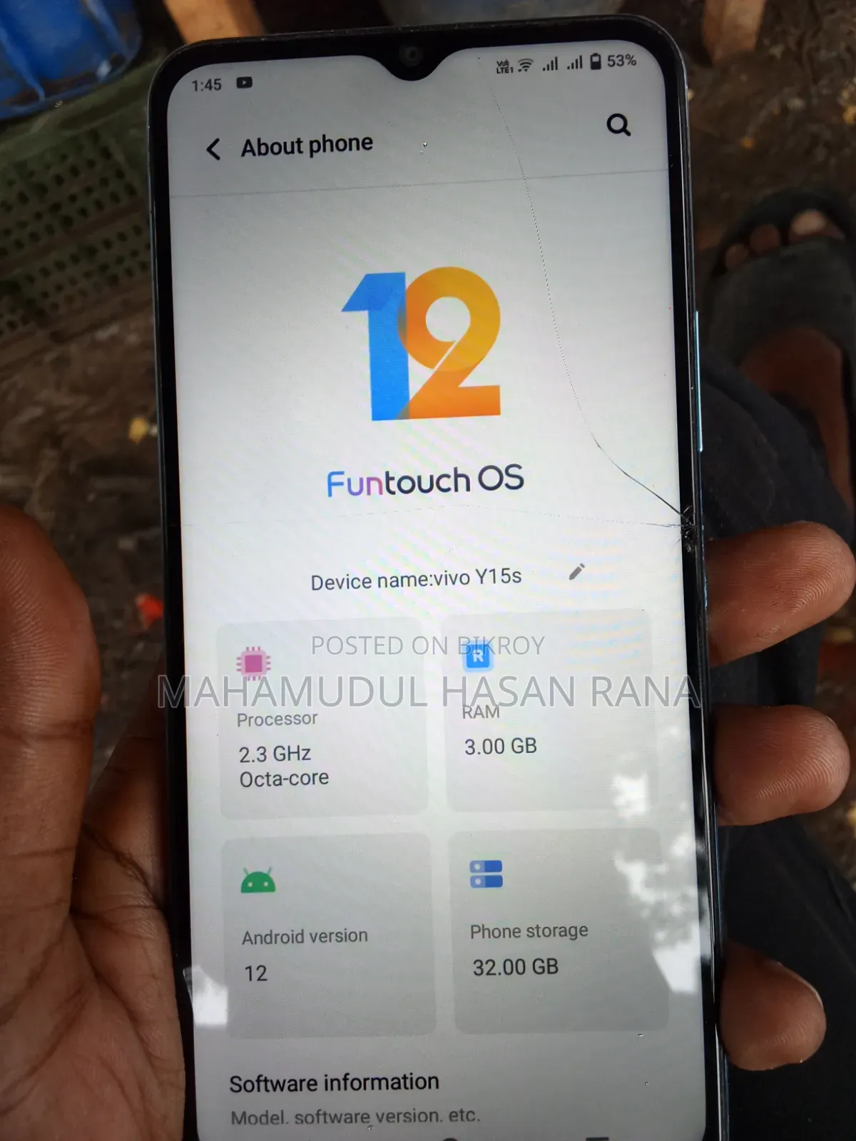 Vivo Y15S 32 GB