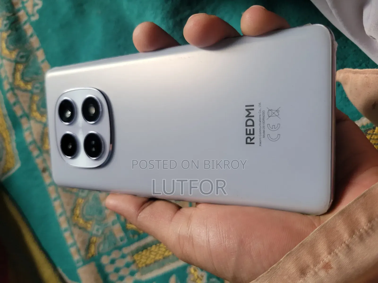 শাওমি রেডমি নোট ১৫ ২৫৬ জিবি সিলভার
