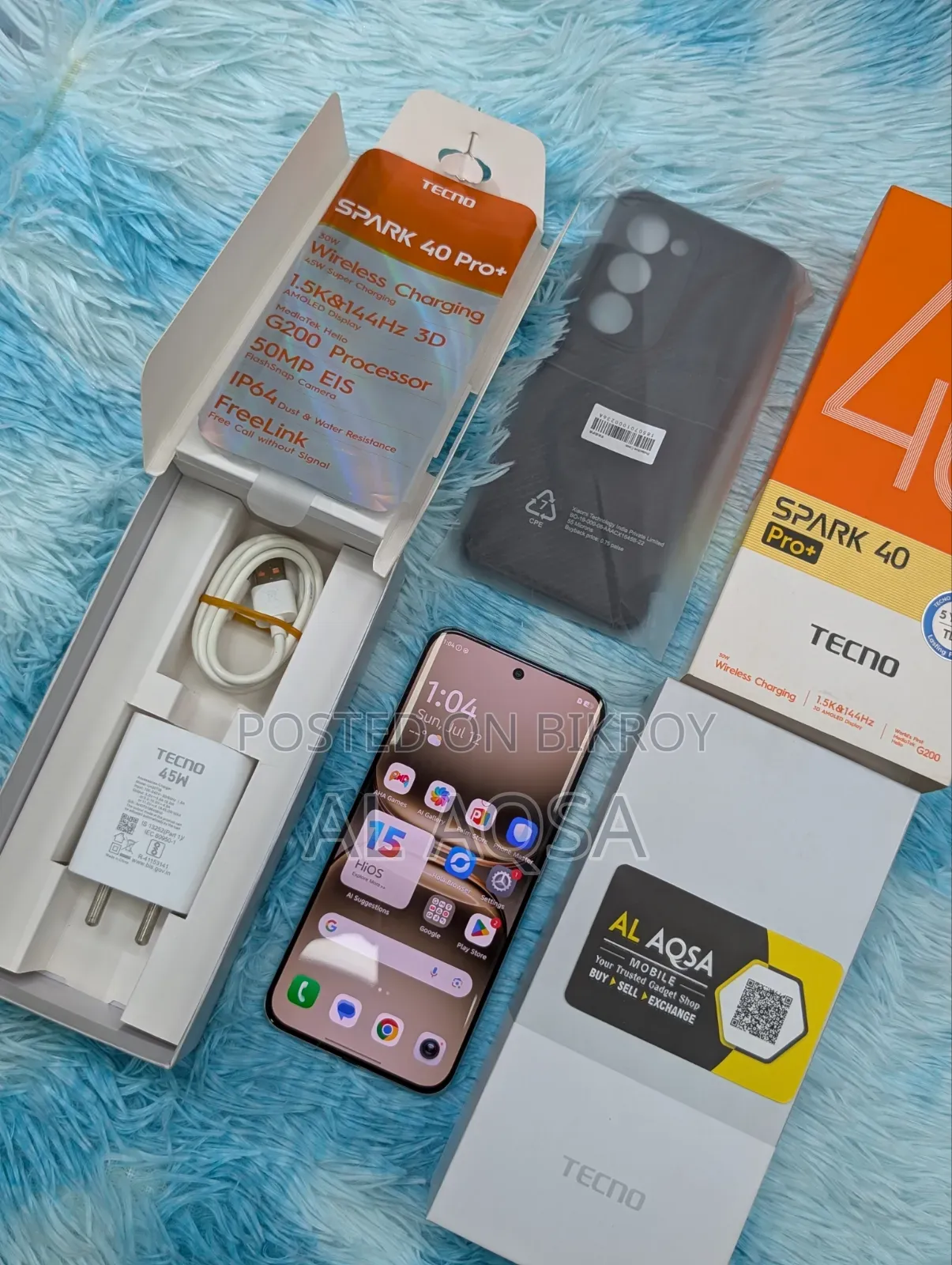 Tecno Spark 40 Pro+ 256 GB White