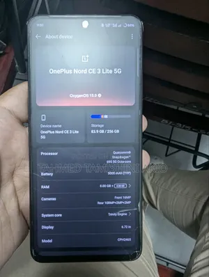 ওয়ানপ্লাস নর্ড সিই ৩ লাইট ৫জি ১২৮ জিবি কালো