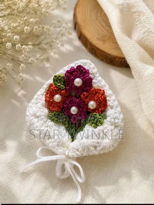handmade crochet tulip
