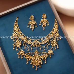 গোল্ড প্লেট নেকলেস সেট