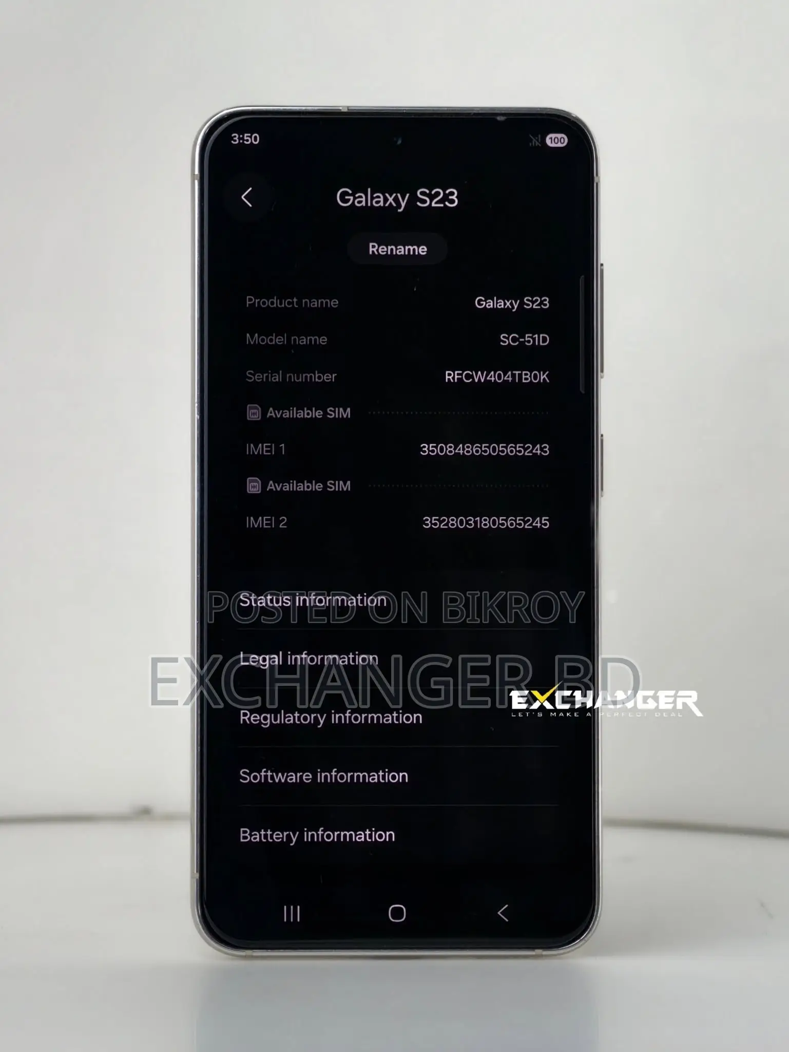 Samsung Galaxy S23 256 GB Silver