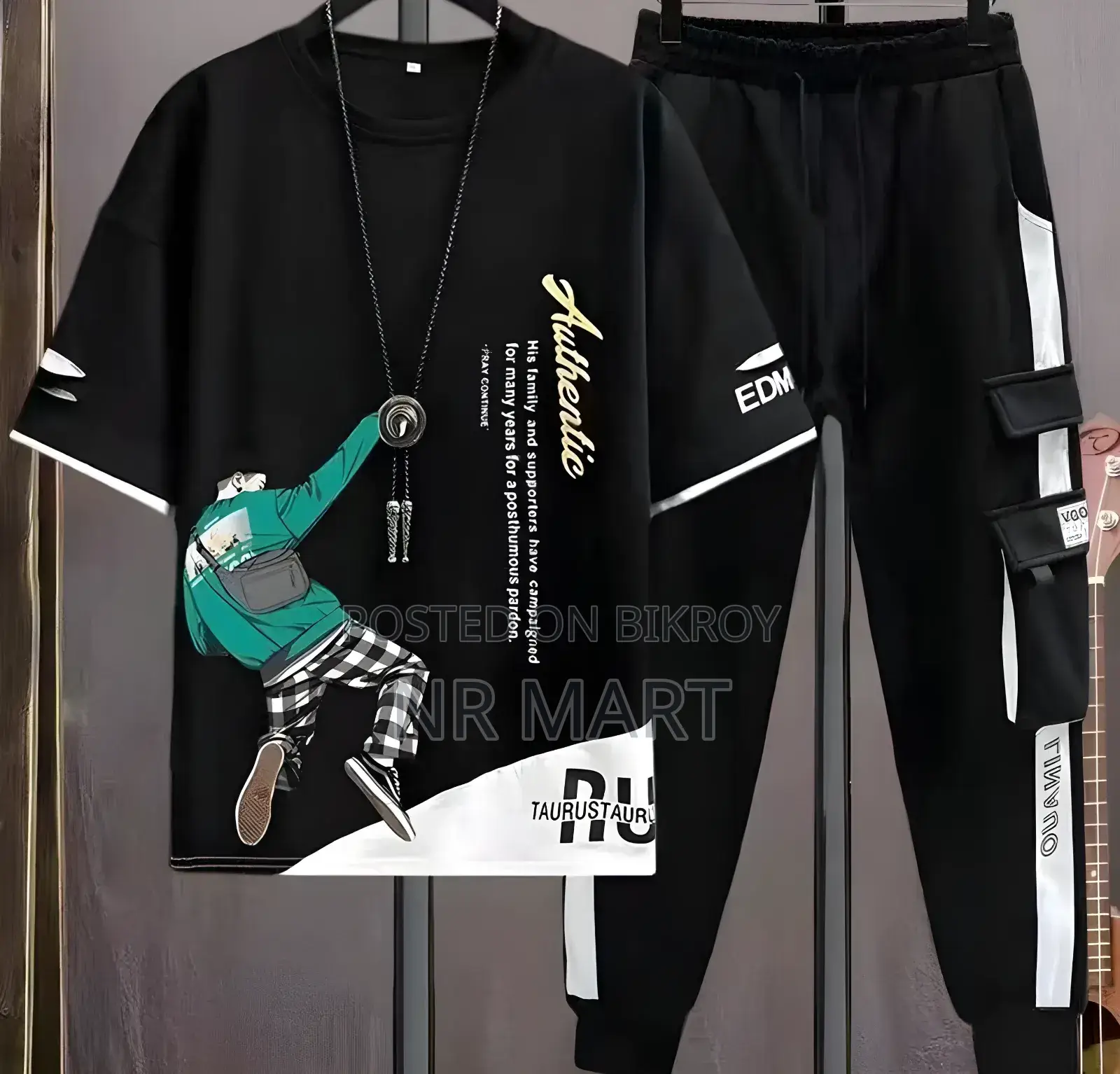 Premium Half Sleeve T-Shirt and Trouser Set