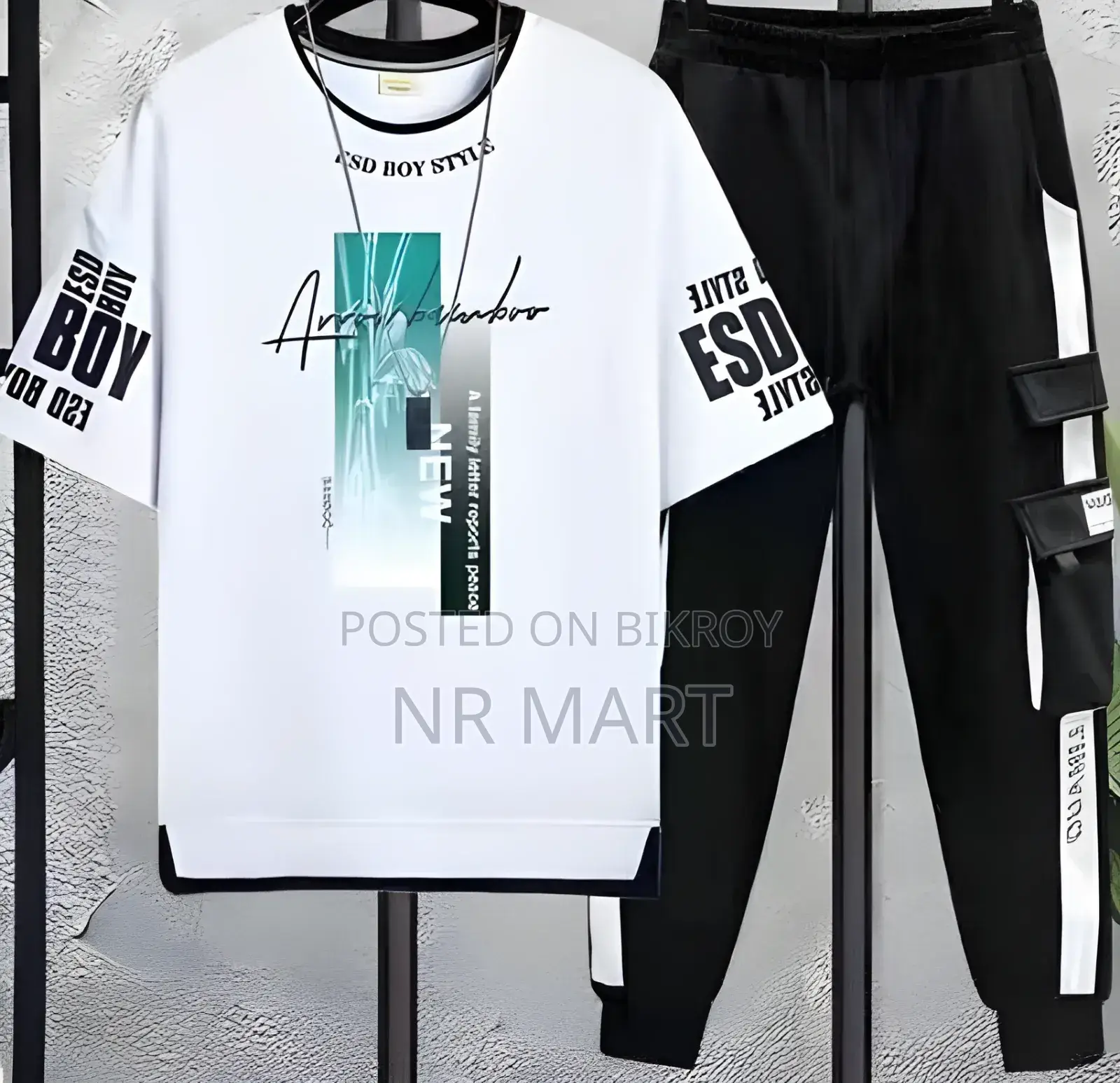 Premium Half Sleeve T-Shirt and Trouser Set
