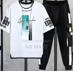 Premium Half Sleeve T-Shirt and Trouser Set