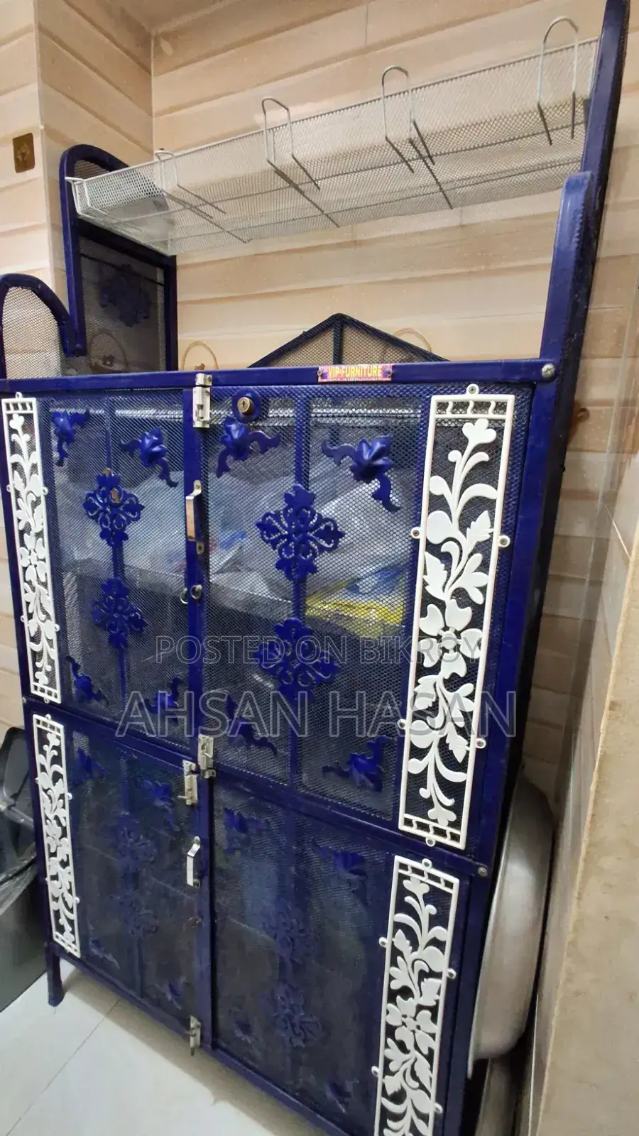 Kitchen Shelf Classic 4 Doors (Blue)