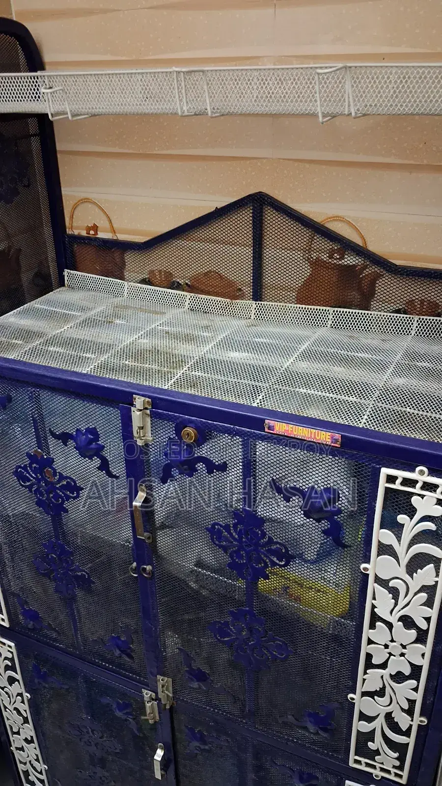 Kitchen Shelf Classic 4 Doors (Blue)