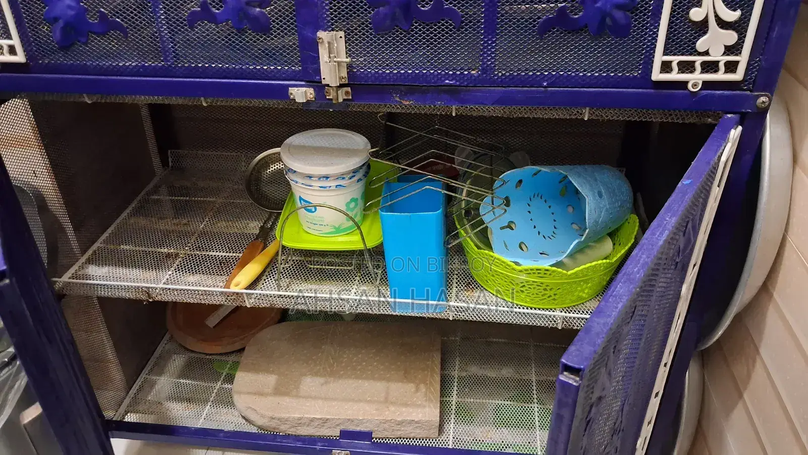 Kitchen Shelf Classic 4 Doors (Blue)