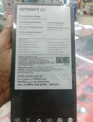 New Infinix Smart 20 64 GB Black