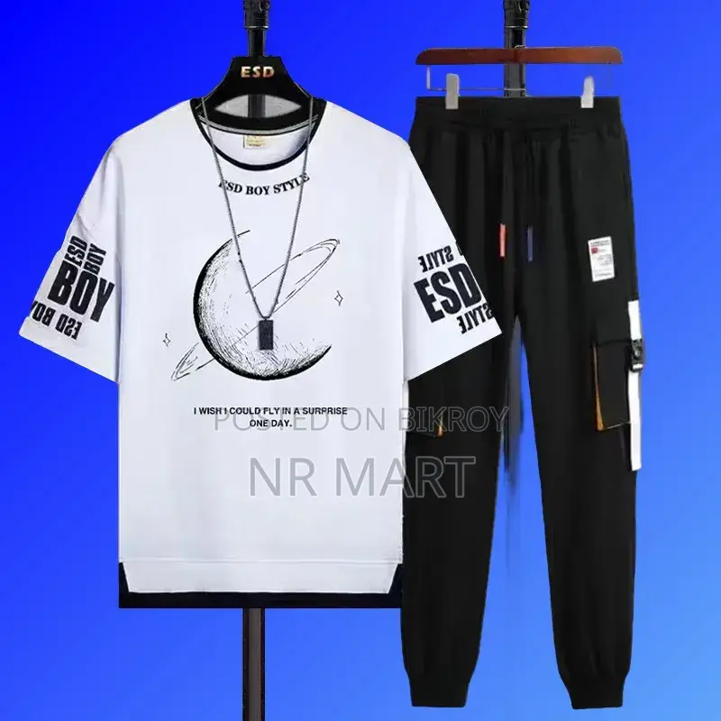 Premium Half Sleeve T-Shirt and Trouser Set