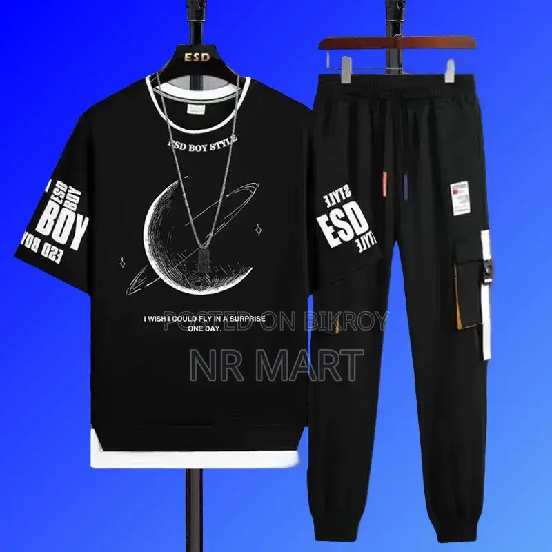 Premium Half Sleeve T-Shirt and Trouser Set