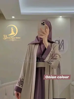 Embroidered Koti Abaya
