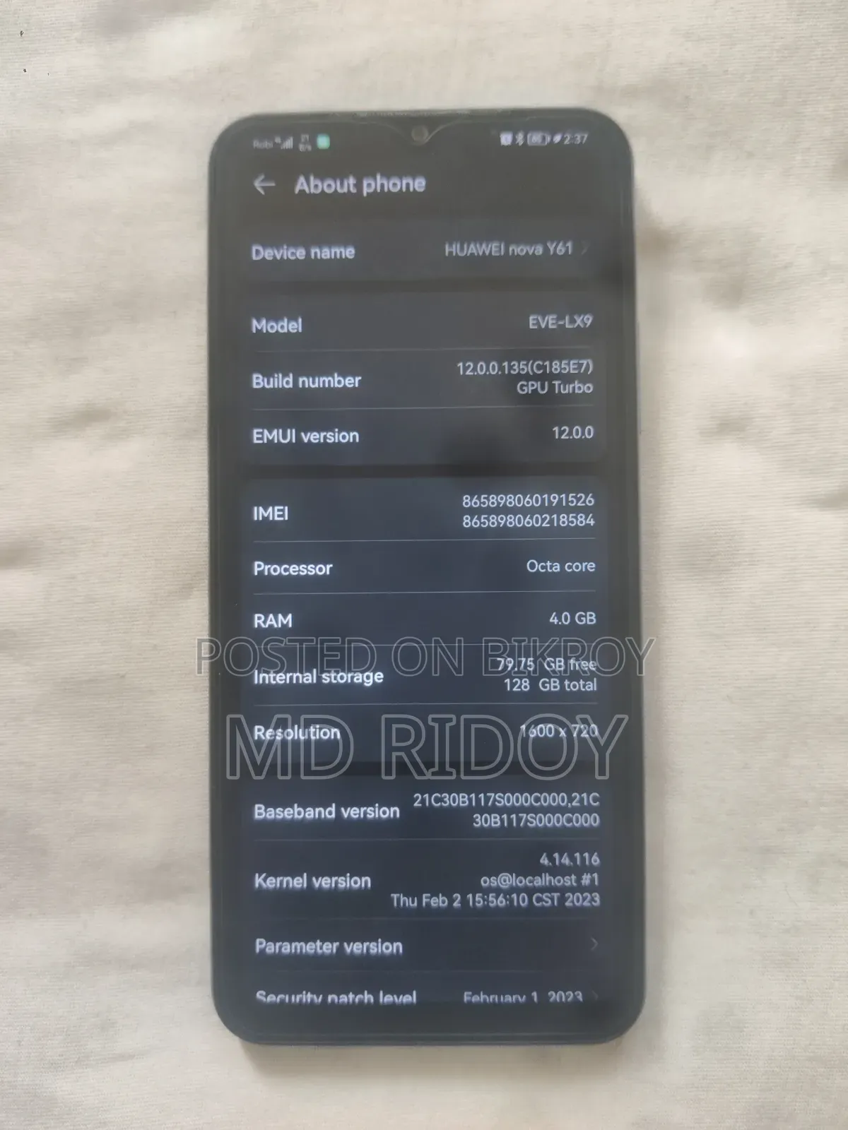 Huawei Nova Y61 64 GB