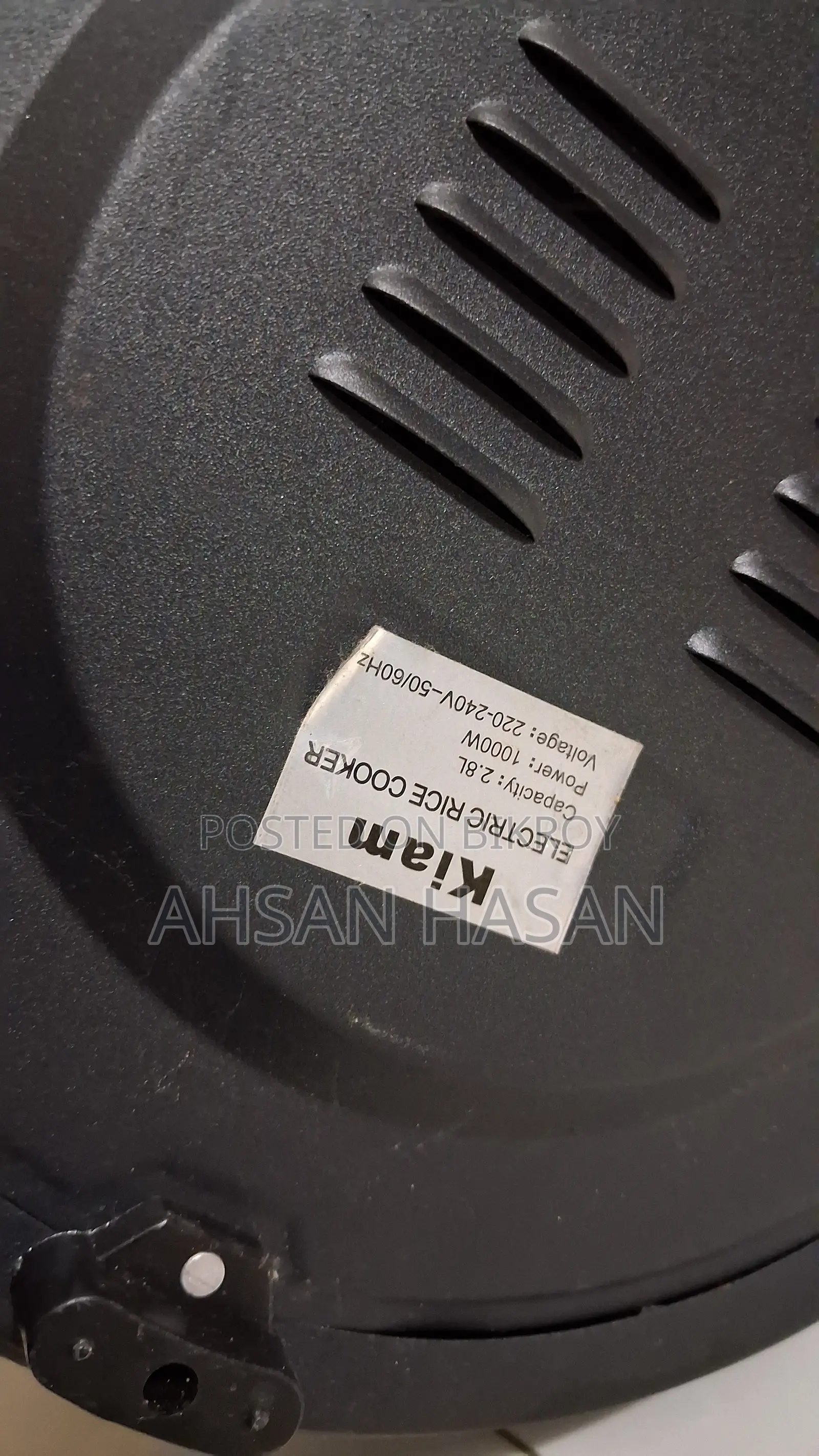 Kiam Rice Cooker 2.8l