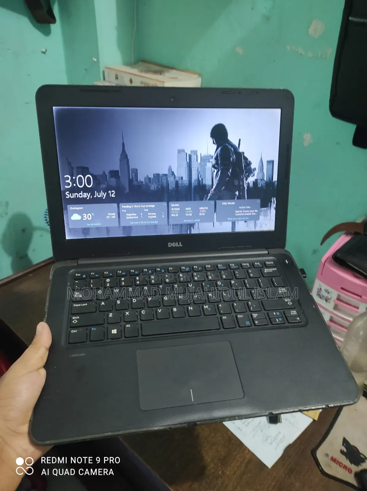 Laptop Dell Latitude 3380 8GB Intel Core I3 SSD 256GB