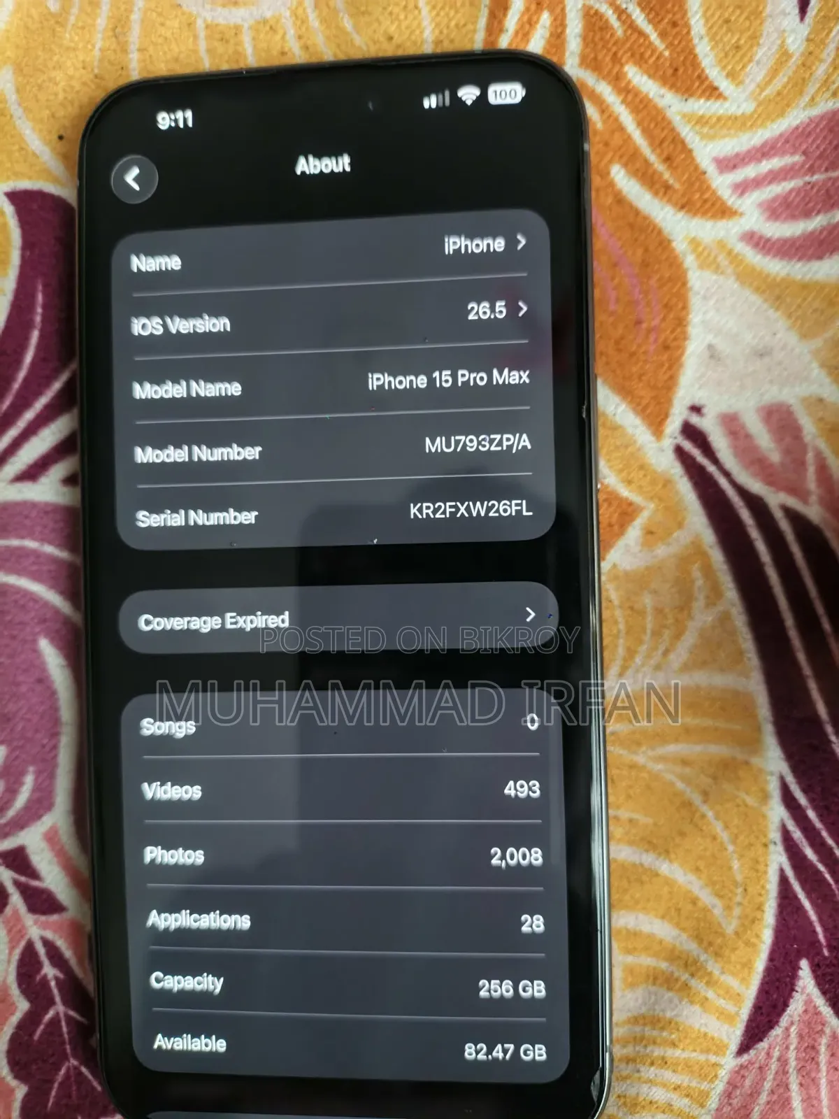 Apple iPhone 15 Pro Max 256 GB Gray