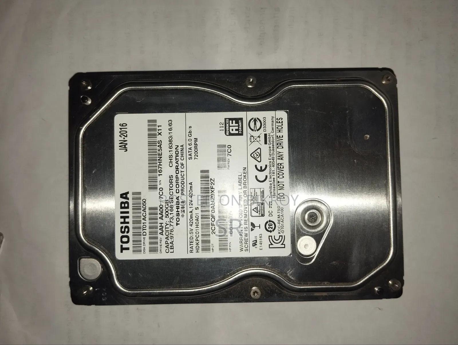 Hdd500 Wd, Segate, Toshiba