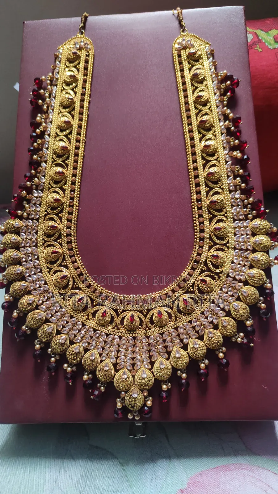 Gold Polished Customized Antick Bridal Set. Just 1 Din Pora Hoyeche