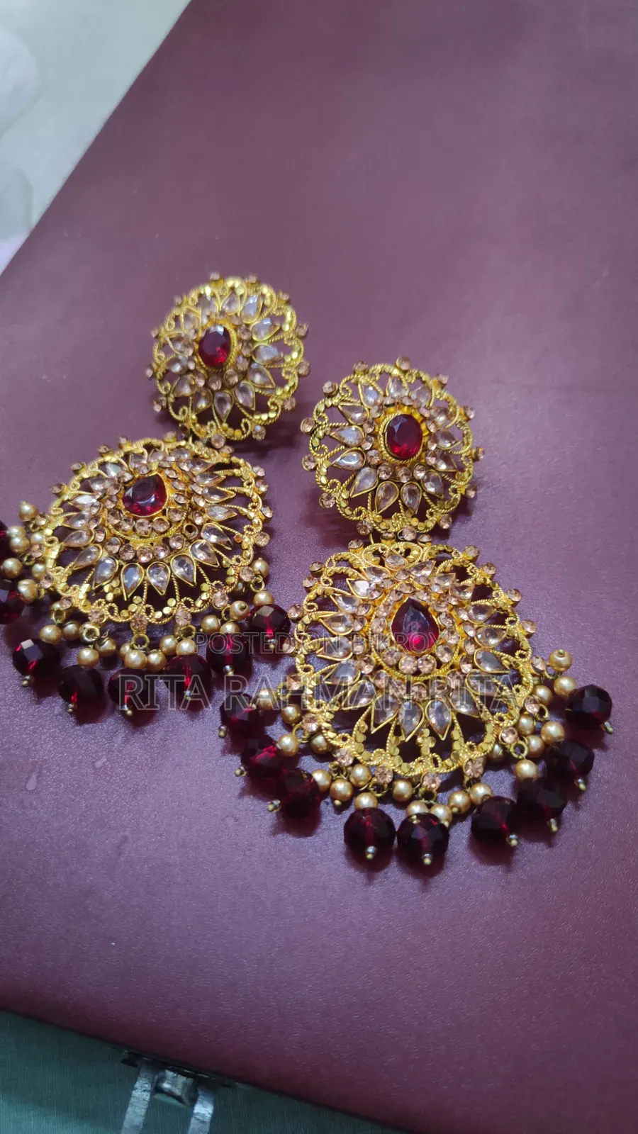 Gold Polished Customized Antick Bridal Set. Just 1 Din Pora Hoyeche