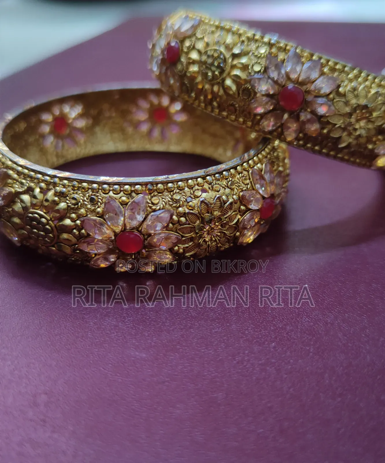 Gold Polished Customized Antick Bridal Set. Just 1 Din Pora Hoyeche